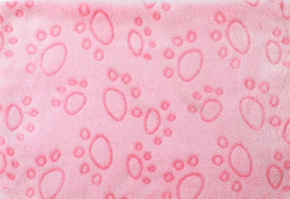 Haustierdecke mit Pfotenmuster