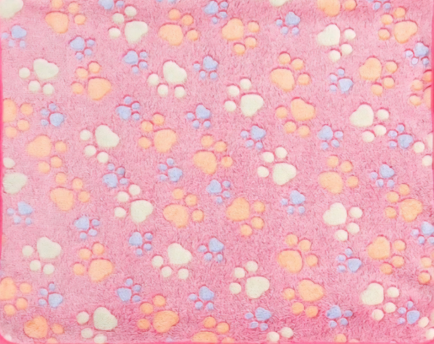 Haustierdecke mit Pfotenmuster